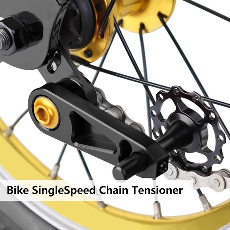 ZLiT Bike Single Speed Chain Tensioner,Aluminum Alloy Bike Chain Tensioner for Bicycle Chain Tensioner Tool - Image 3